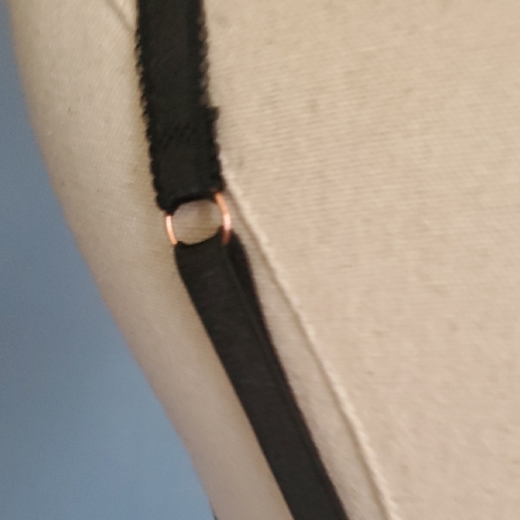 Rachel Black Lace Romantic Balconette Bra 36B - Picture 8 of 14